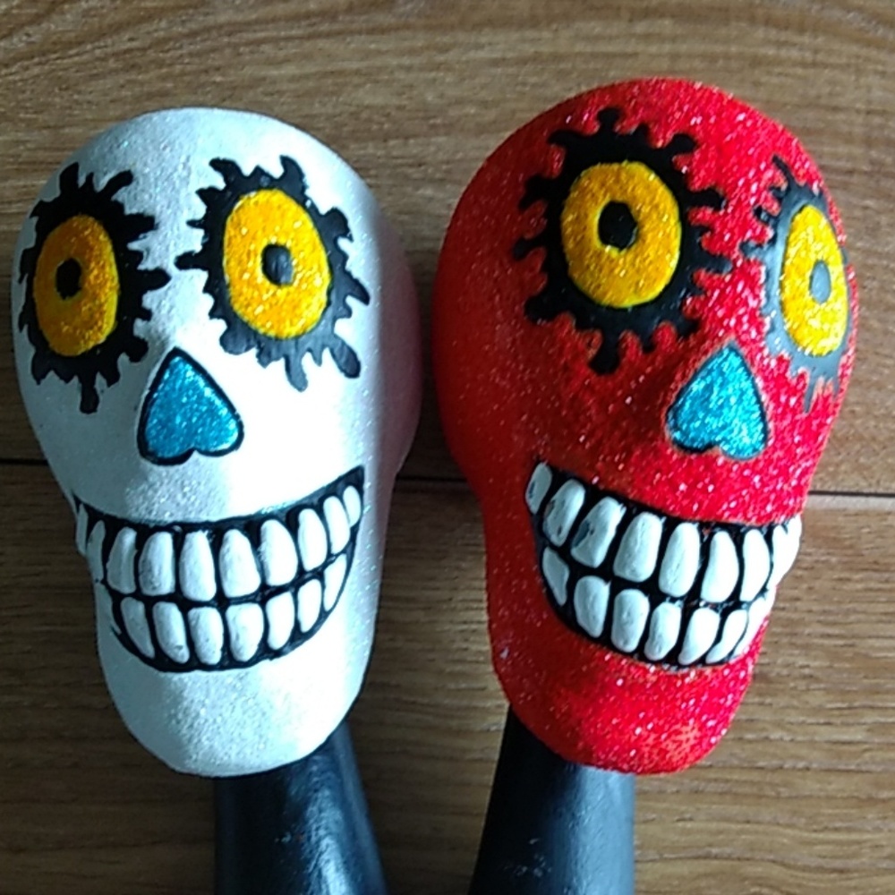 Halloween/Day of the dead maracas